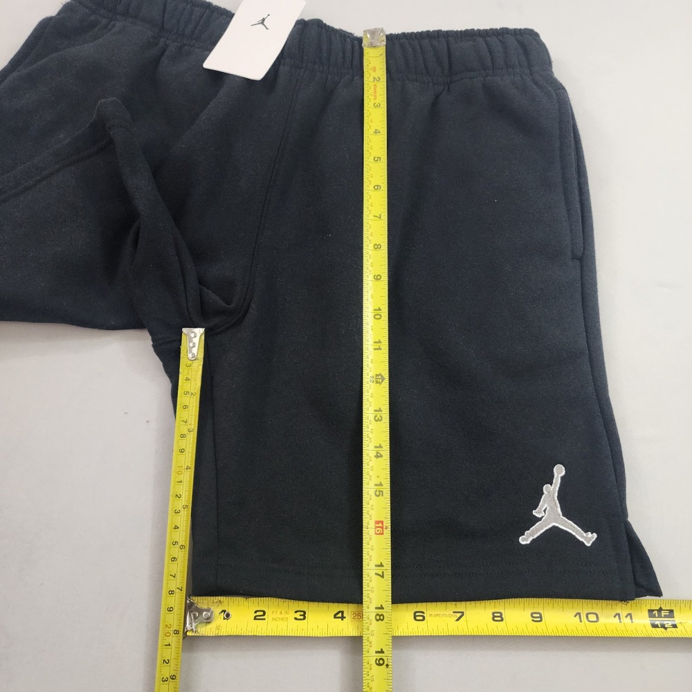 Jordan sweatshorts womens W 32 " black cotton pockets fleece DX9675-310 ladies - Picture 3 of 14